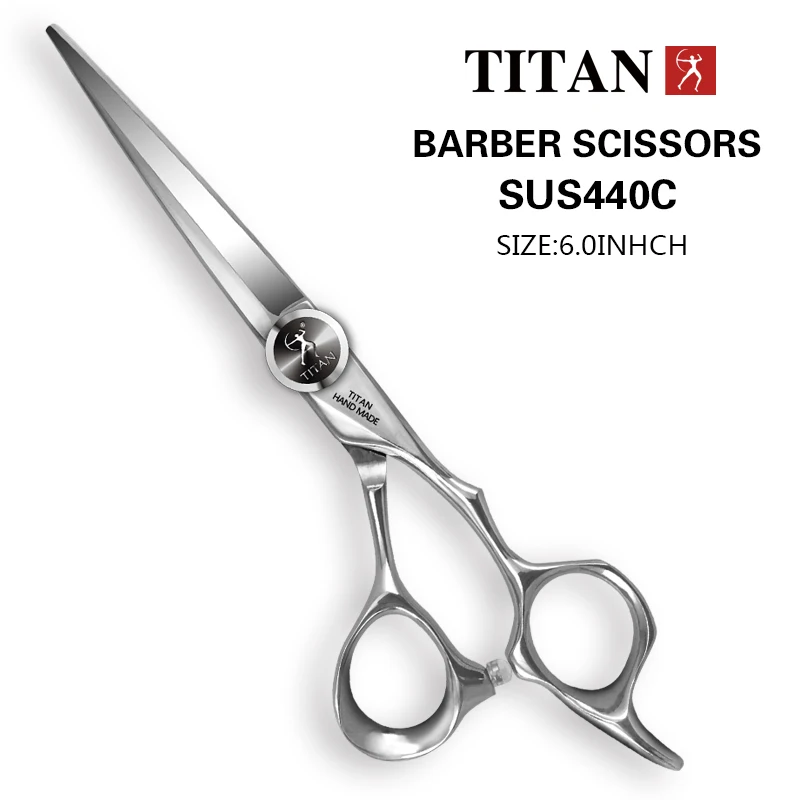 TITAN professionele kapper schaar kapper schaar haar knippen dunner set van 5.5/6.0/6.5.7.0 inch japan440c staal