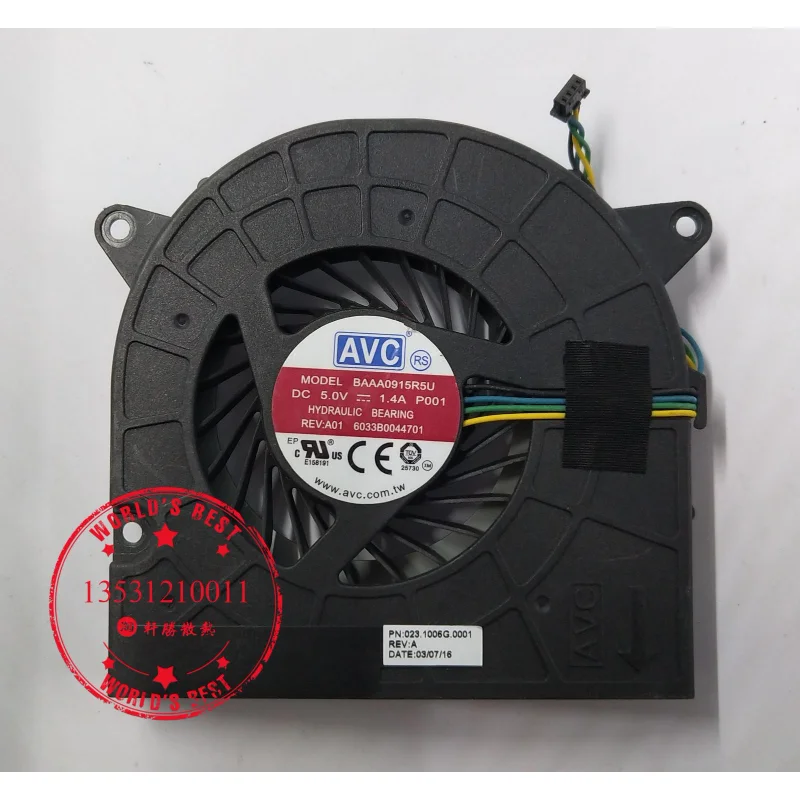 

New CPU Fan for Lenovo AIO 520-22IKU 520-22IKL 510-23ASR Fan 00XD821 Laptop Fan