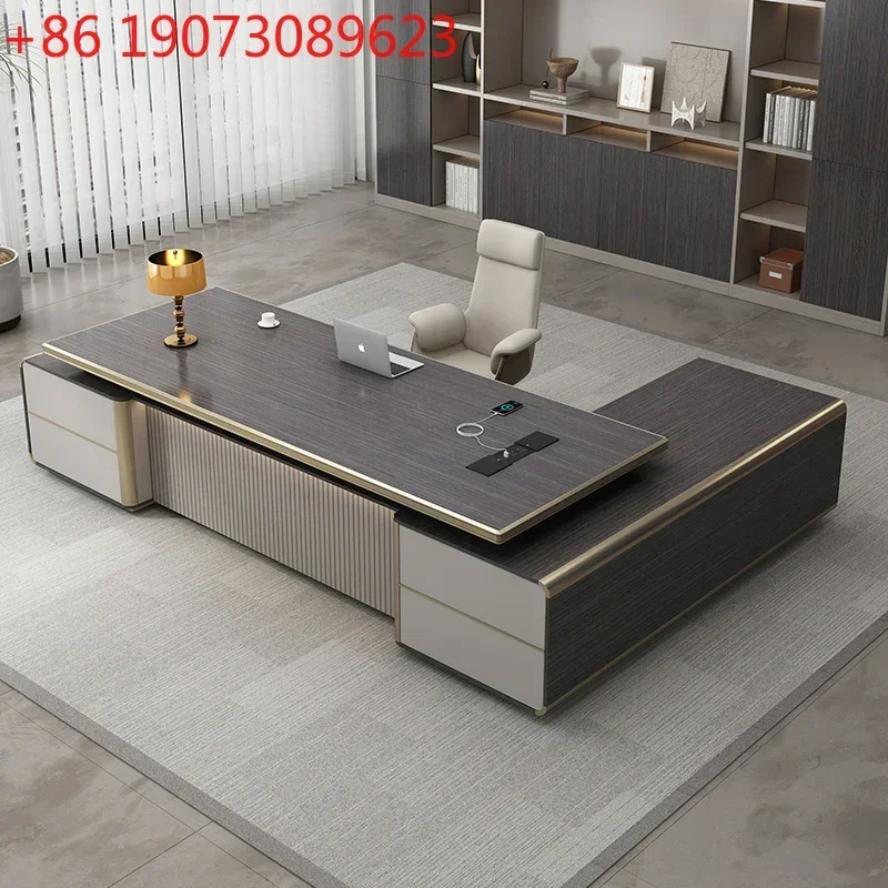 Luxury Modern Computer Desk L Shaped Cabinet L Shape Computer Office