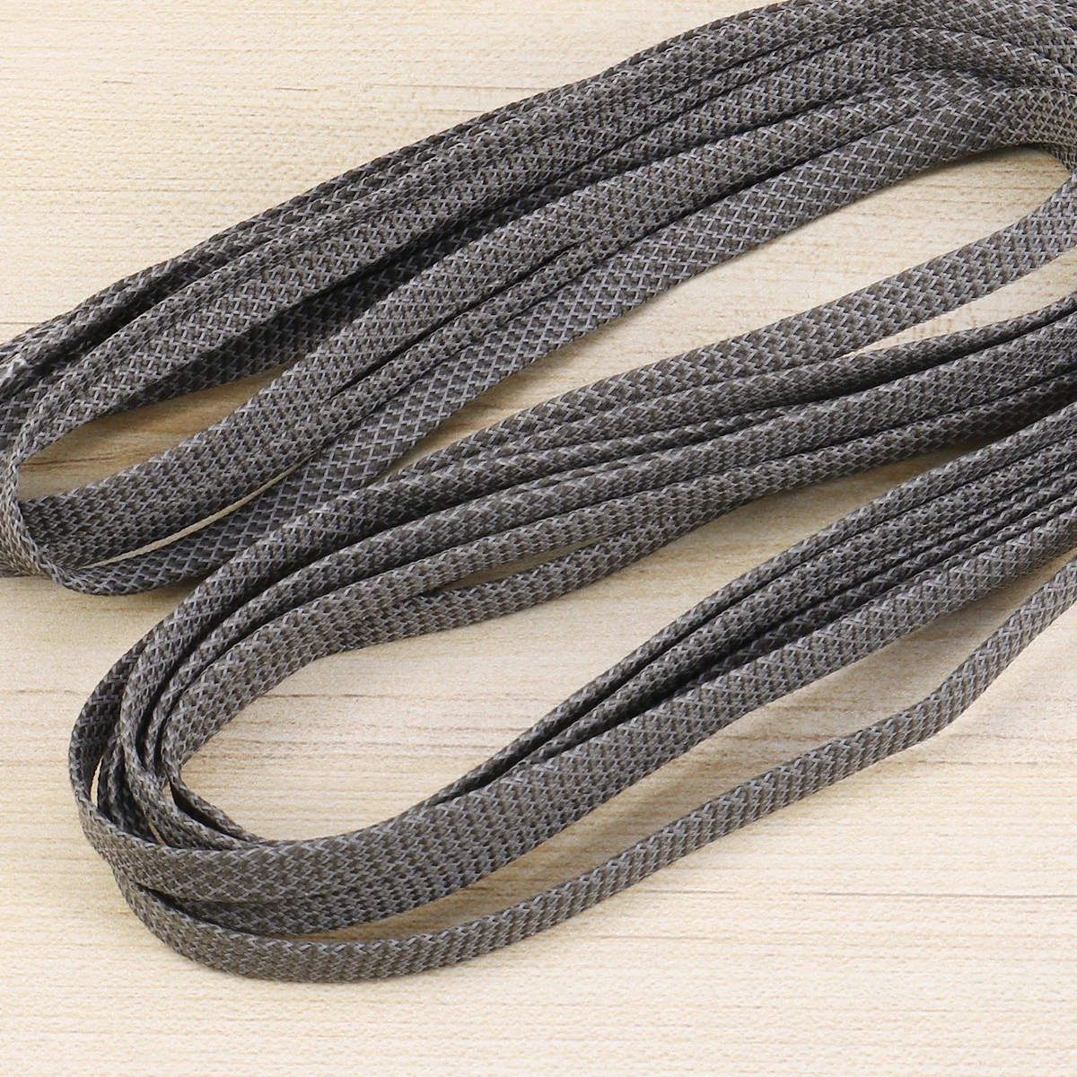 

2Pairs 8Mm Reflective Shoelaces 180Cm Dark Grey Flat Shoe Laces for Men Women Sports Running Shoes Accessories High Visibility