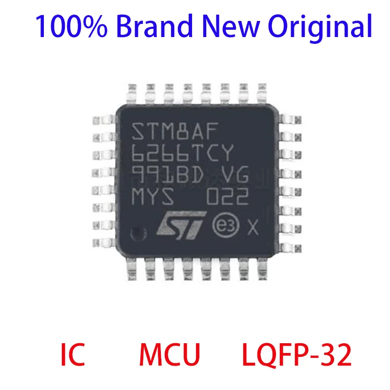 

STM8AF6266TCY STM STM8AF STM8AF6266 STM8AF6266TC 100% Brand New Original IC MCU LQFP-32