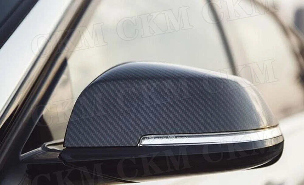 ABS Material Carbon Look Mirror Cover For BMW 5 Series F10 F11 F18 GT F07 14-16 6 Series 13-15 7 Series F01 F02 14-19