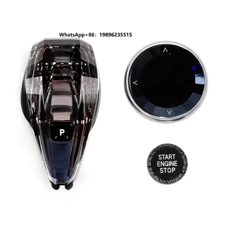 Car Accessories Crystal Handle Gear Shift Knob Head for 1 2 3 4 8 Series X3 X5 X6 X7 G20 G29 G06 G07 G05 F40 G01 G02 G15