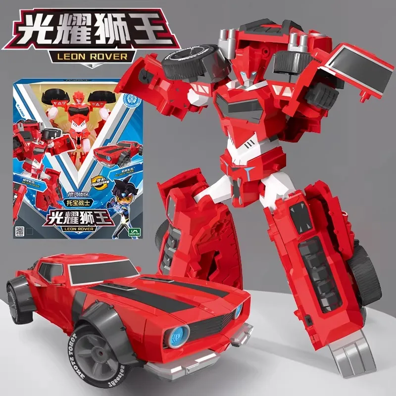 TOBOT Brother Tobot Leon Rover Leo Kaiser Koreaanse Anime Transform Robot Action Figure vervorming Speelgoed Kinderen Jongens Robot Geschenken