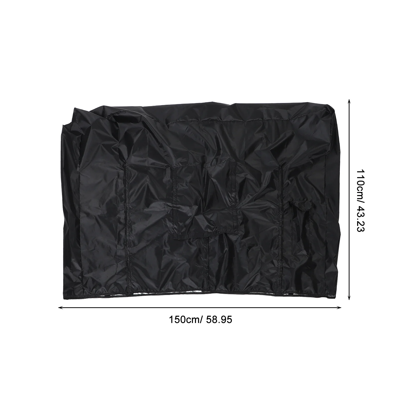 Outdoor Cover 55-58 Inch Dustproof Waterproof Oxford Cloth Fabric Screen Protector for Patio Use Outdoor Television Cover