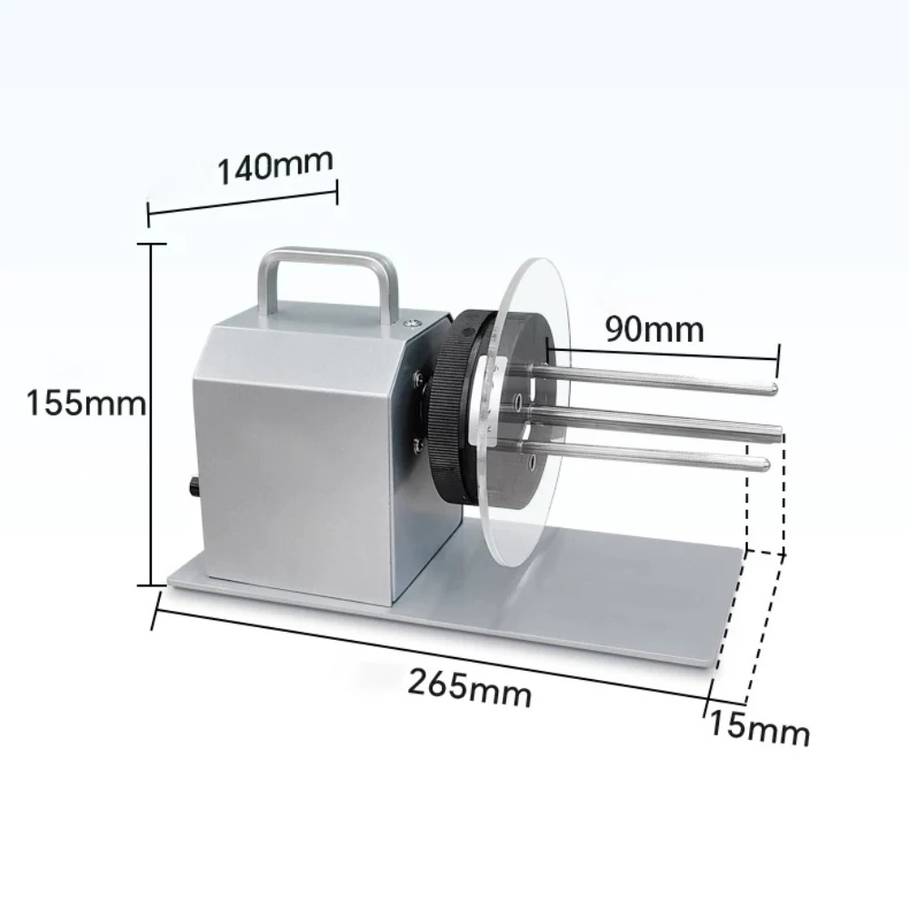V5pro Electric Label Rewinder – Adjustable Speed, Synchronized Tension Control for Barcode Labels