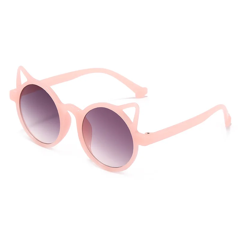 New Children\'s Fashion Sunglasses Girl Cute Little Cat Shaped Sun Glasses Cute Boy Outdoor Sunshade Eyewear UV400 Oculos De Sol