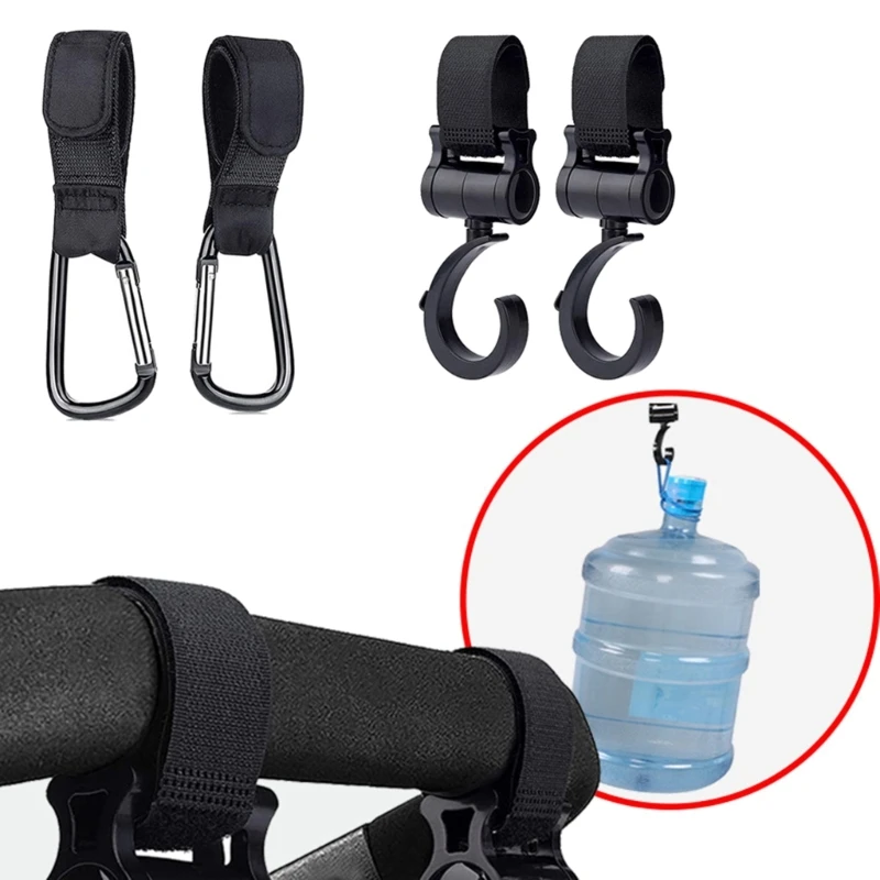 

Heavy Duty Diaper Bag Hook Stroller Shopping Bag Hanger Wheelchair Accessories