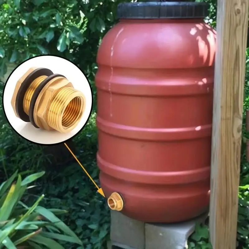 

Hot Selling Water Butt Water Tank Tap Buckets Connector Watering Equipment Water Storage Rain Barrels Brass Tap F3102-LJX