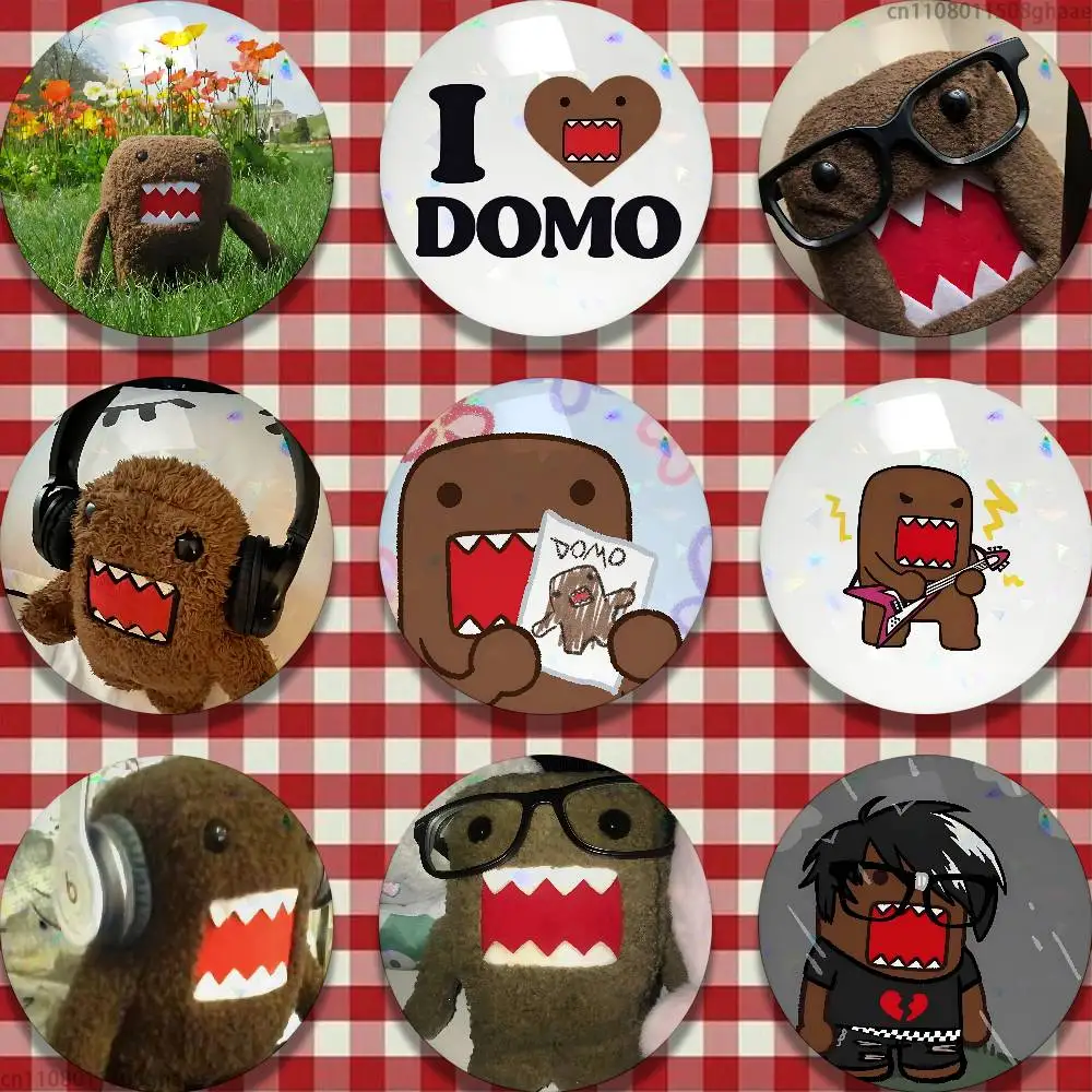 

Cute Domo-O Cartoon 75mm 44mm 58mm 32m Brooches Badges Pins for Accessories