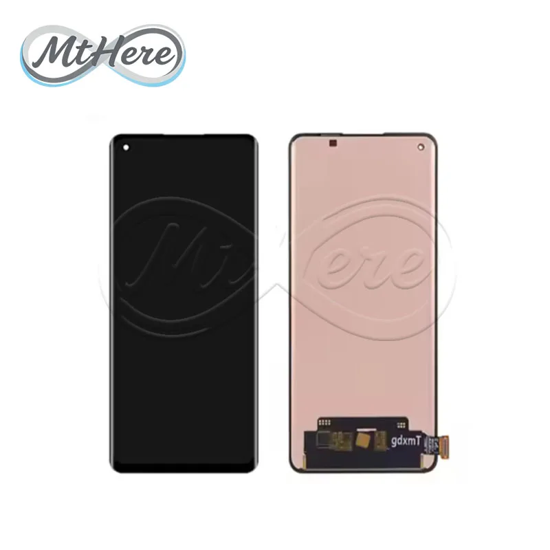 

AMOLED For OPPO Find X3 Neo X3Neo LCD Display Touch Screen Digitizer Assembly With Fingerprint with no frame CPH2207