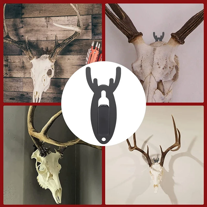 

European Mount Skull Hanger European Deer Skull Wall Mount Hanger For Hanging Mounting (10 Pcs)