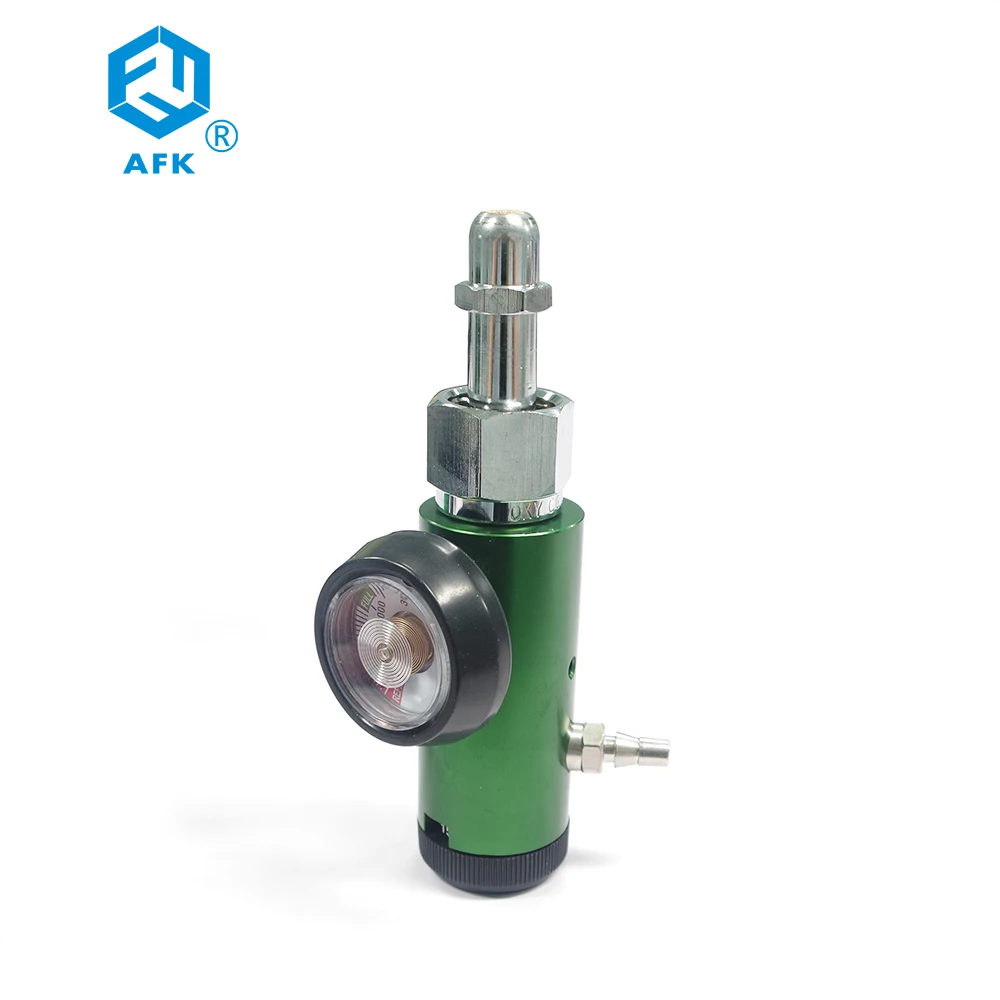 15LPM Oxygen Regulator CGA-540 Adjustable Flow 0-15 LPM  Aluminum/Brass 3000psi