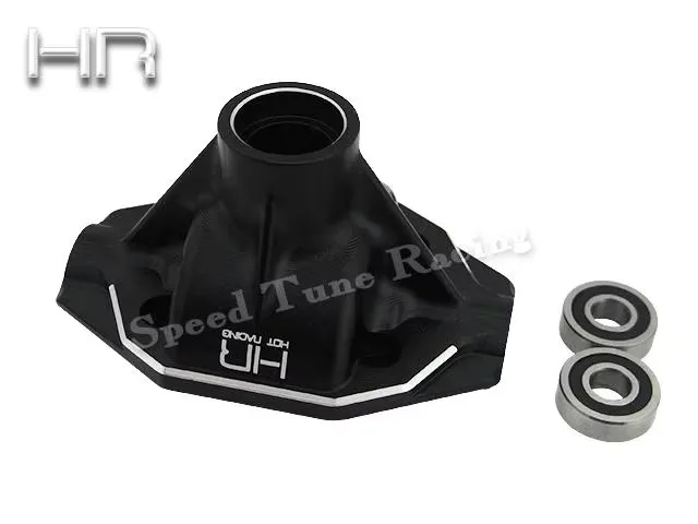 ホットレーシング CNC 加工アルミニウム合金リアアクスルカバー ベアリング付き Losi 1:10 Rock Rey Baja Rey 4WD用
