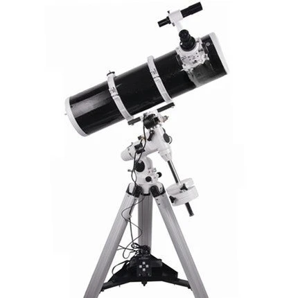 Aluminum tripod reflection astronomical telescope small black biaxial heel