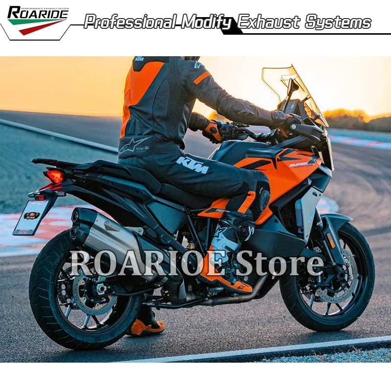 For KTM 1290 1390 Super Adventure R S EVO 2021 - 2024 25 2026 Motorcycle Exhaust Front Link Pipe Escape Connect Original Muffler