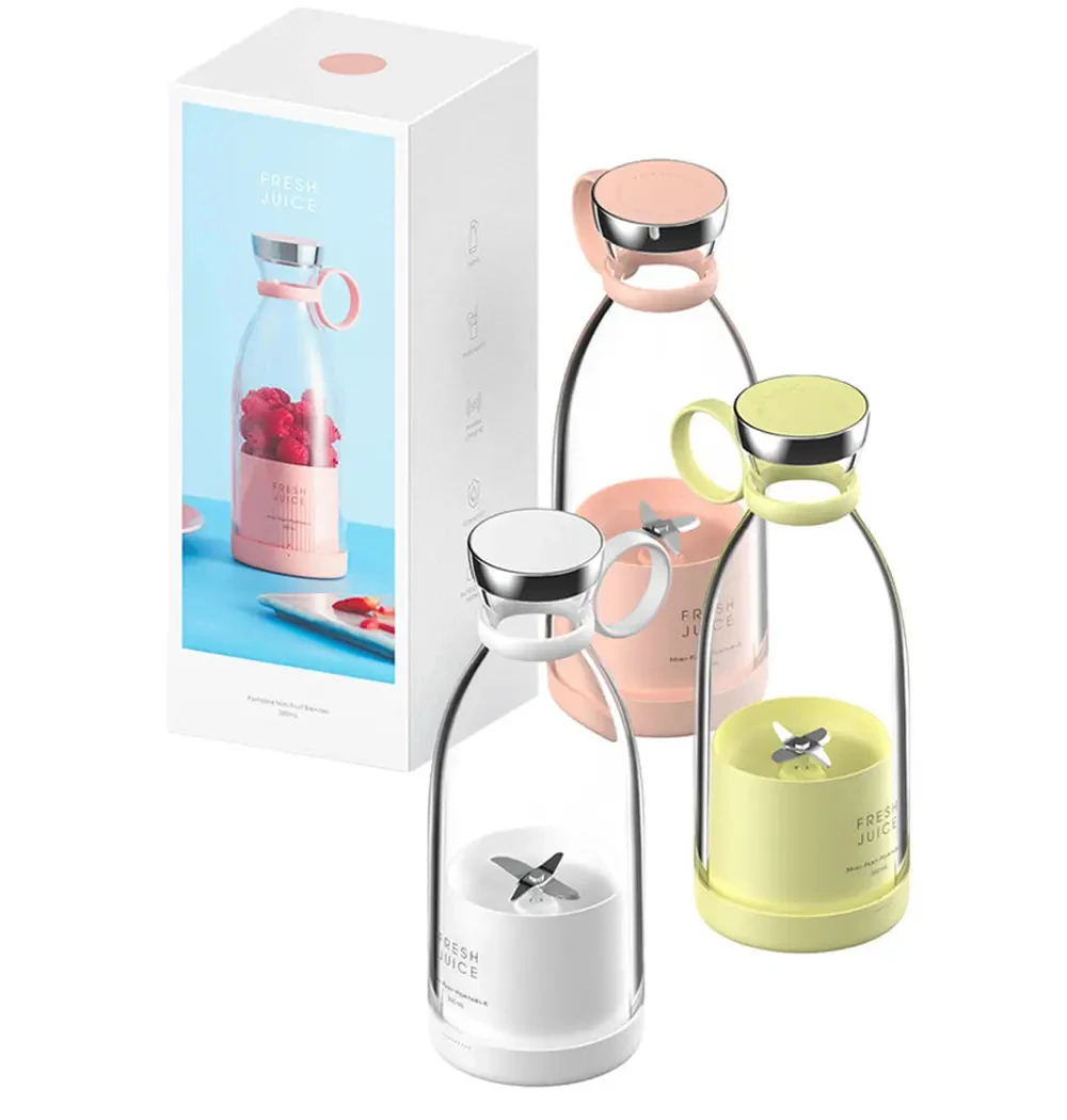 STLF DZ WJW المتقدمة 350 مللي أدوات المطبخ العصائر خلاط العصير شحن لاسلكي الكهربائية سريع الطازجة عصير الصيف المحمولة خلاط