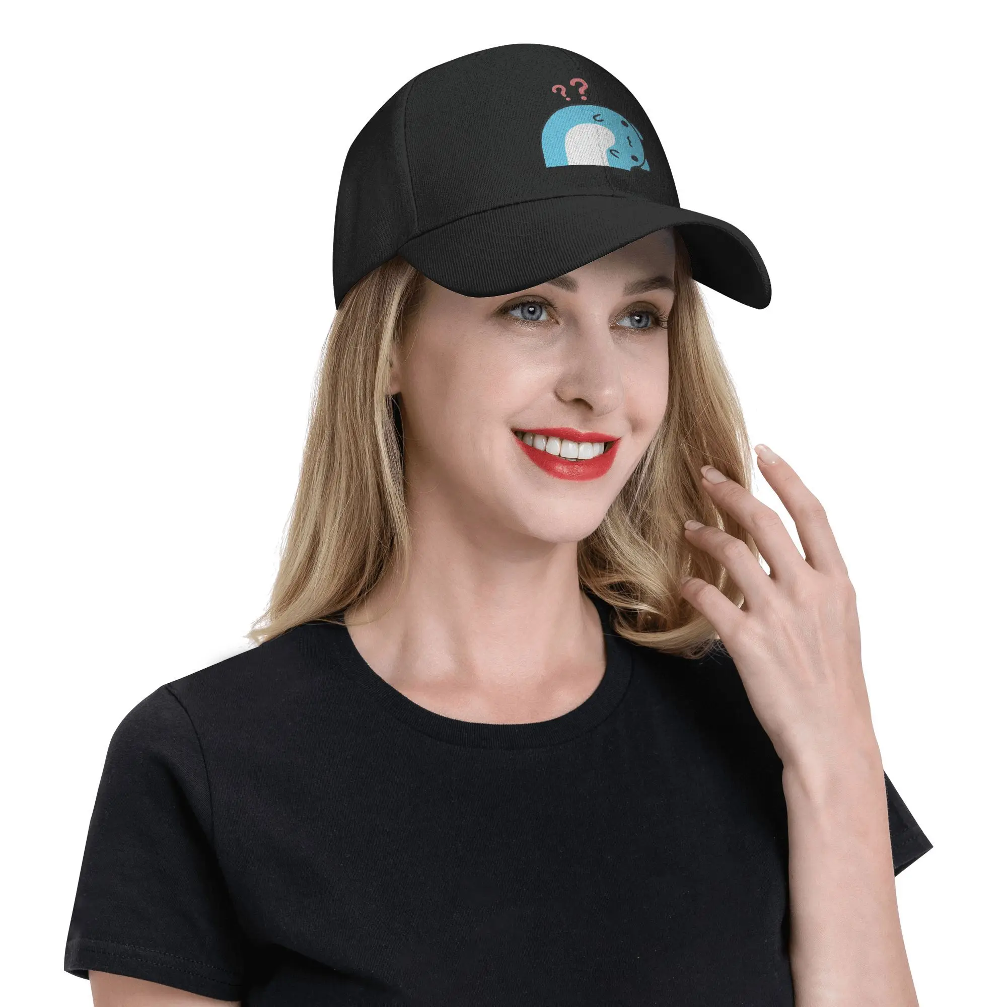 Comic Cat Bugcat Capoo Bug Cat Cappelli con cappuccio a becco d'anatra a tesa curva tinta unita