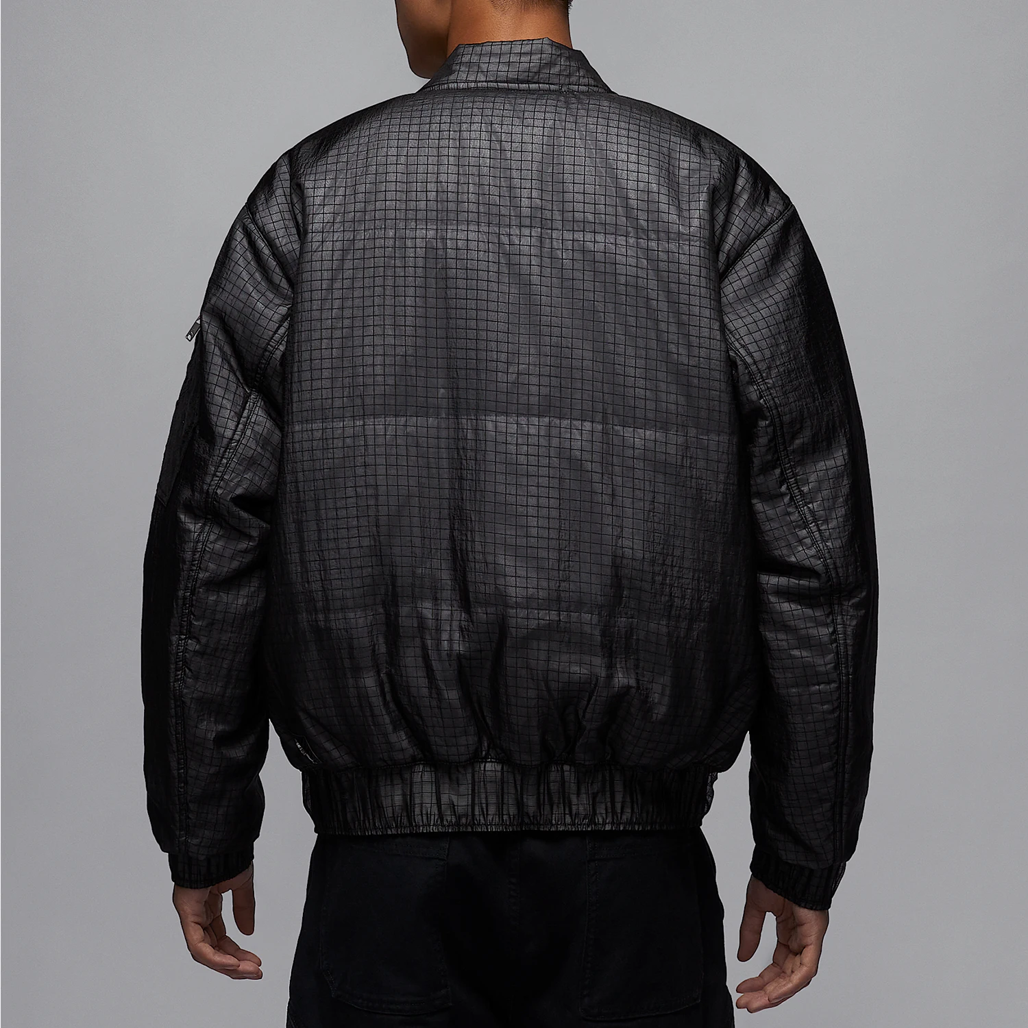 Nike genuine JORDAN men's plaid cotton padded warm stand up collar cotton jacket HQ8786-010