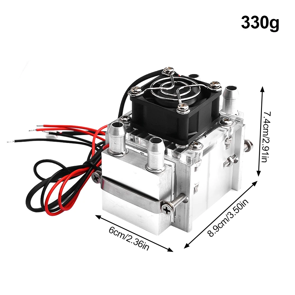 DC12V 12A 140W High-power Water-cooled Aluminum Radiator TEC1-12706 Semiconductor Heat Sink