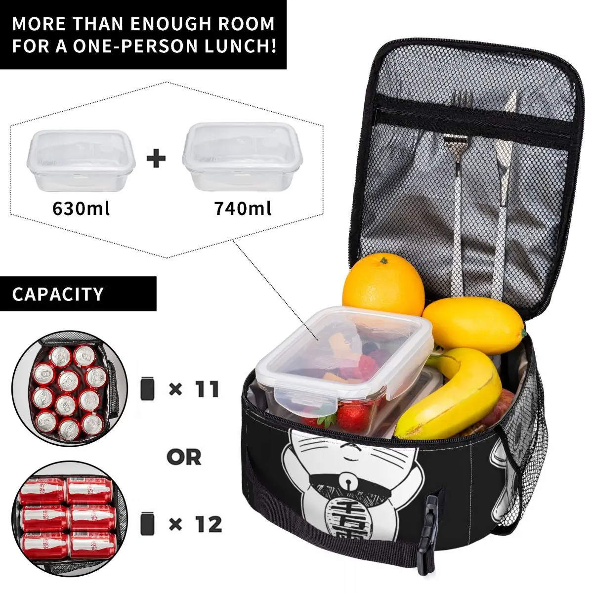 DanDaDan ランチバッグ 便利なランチボックス 女性用 アウトドア ピクニック プリント クーラーバッグ かわいい オックスフォード 保温ランチバッグ