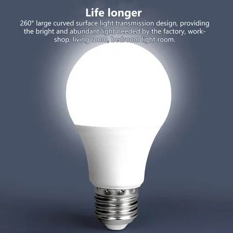 

LED Bulb Lights for Home Decor, Indoor Light, Spotlight, Candle, E27, 220V, 3W, 5W, 7W, 9W, 12W, 15W, 18W