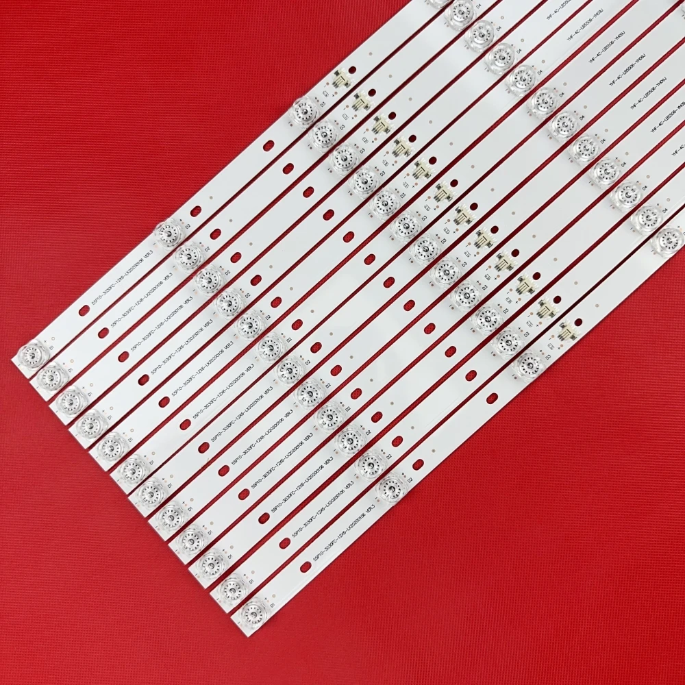 1TV LED شريط إضاءة خلفي ل TCL-55P10-3030FC-12X6-LX20200106 55C715 55C717 YHF-4C-LB5506-YH10J