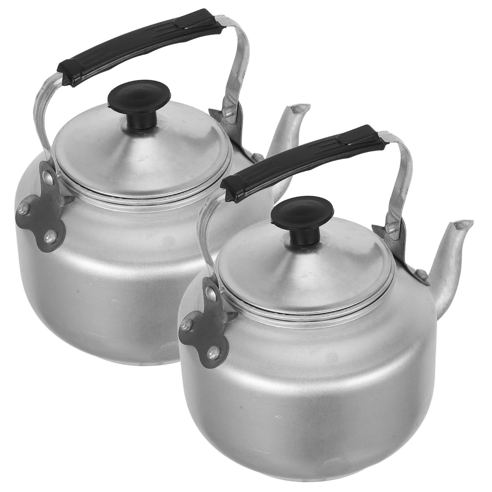 

2pcs Aluminum Alloy Teapot with Filter Stovetop Water Pot Coffee Stove Kettle Tea Kettle Kitchen Bar Utensils
