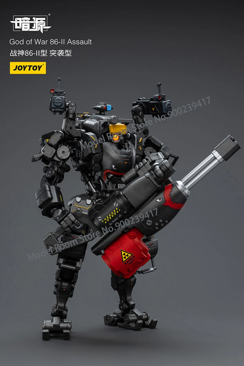 JOYTOY scala 1/25 Mecha NEW God of War 86-II Assault Black Model con Mini Soldier Action Figure per Fans Collection Gift