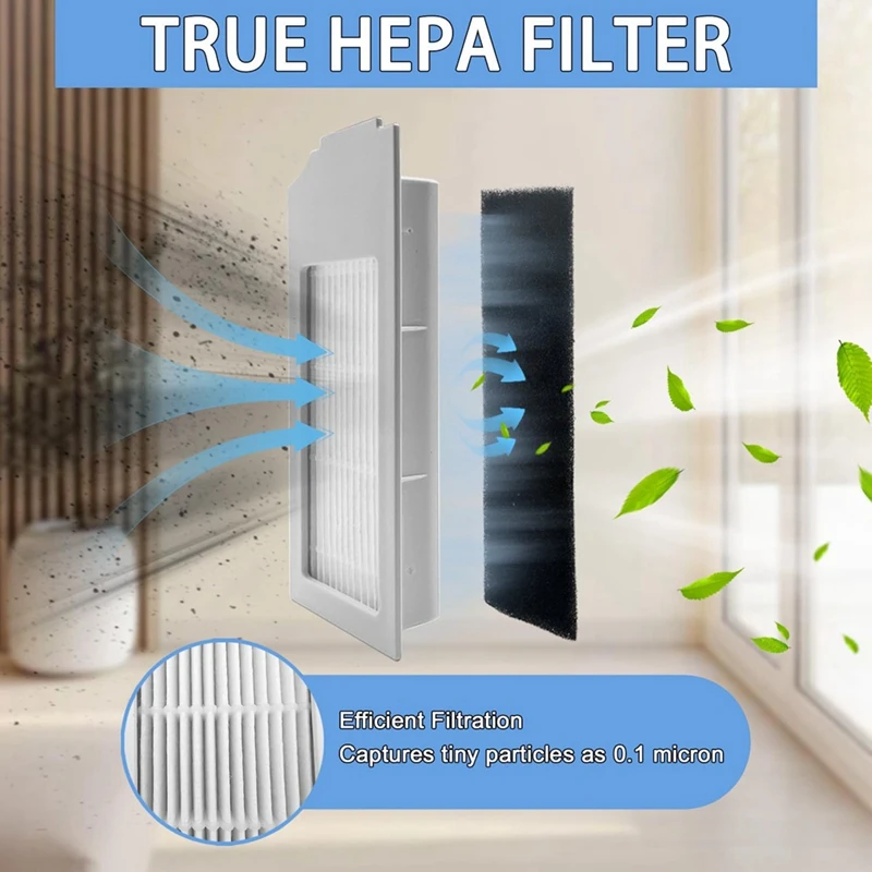 

Vacuum Cleaner For N20 Plus/ Robot Vacuum Accessories Kit Main Side Brush Hepa Filters Mop Pads