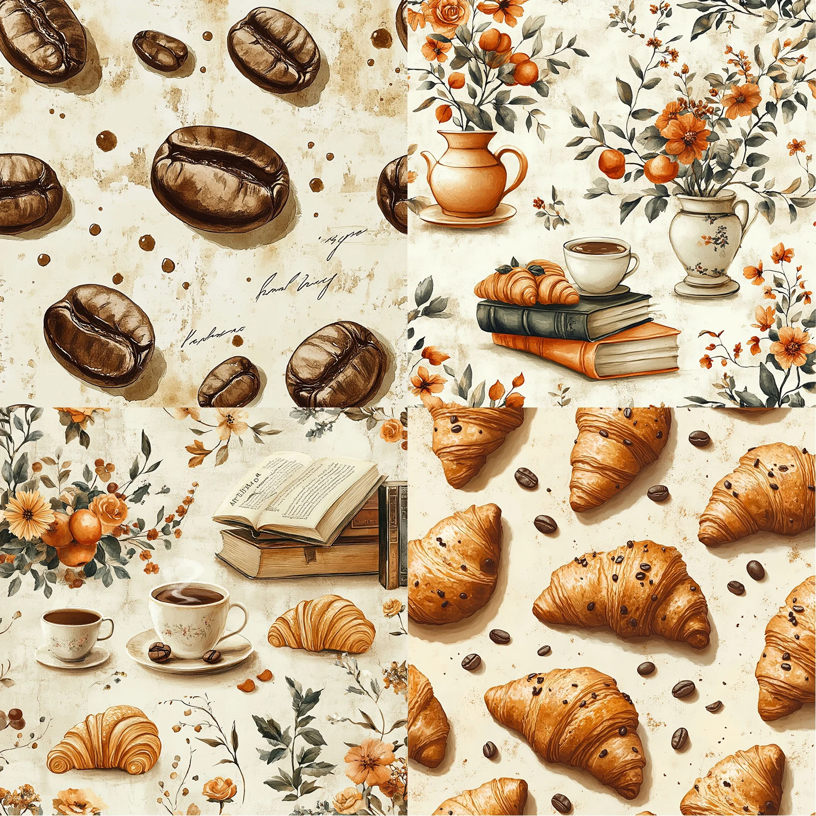 24 lembar ukuran 6 inci antik  - Coffee Tea Journal ulasan dan harga