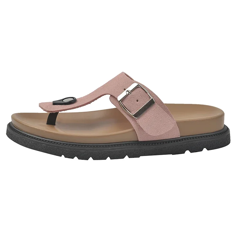 2025 ماركة أحذية نسائية اللمحة تو النعال النسائية موضة جولة تو عادية الوجه يتخبط النعال السيدات الصيف الصلبة الشرائح المسطحة