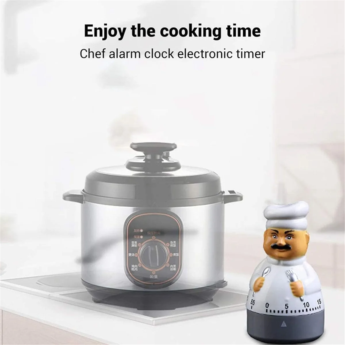 Egg Timer Short-Term Alarm Clock, 60 Minutes Kitchen Timer Cooking Baking Mechanical Countdown Timer Cooking Timer