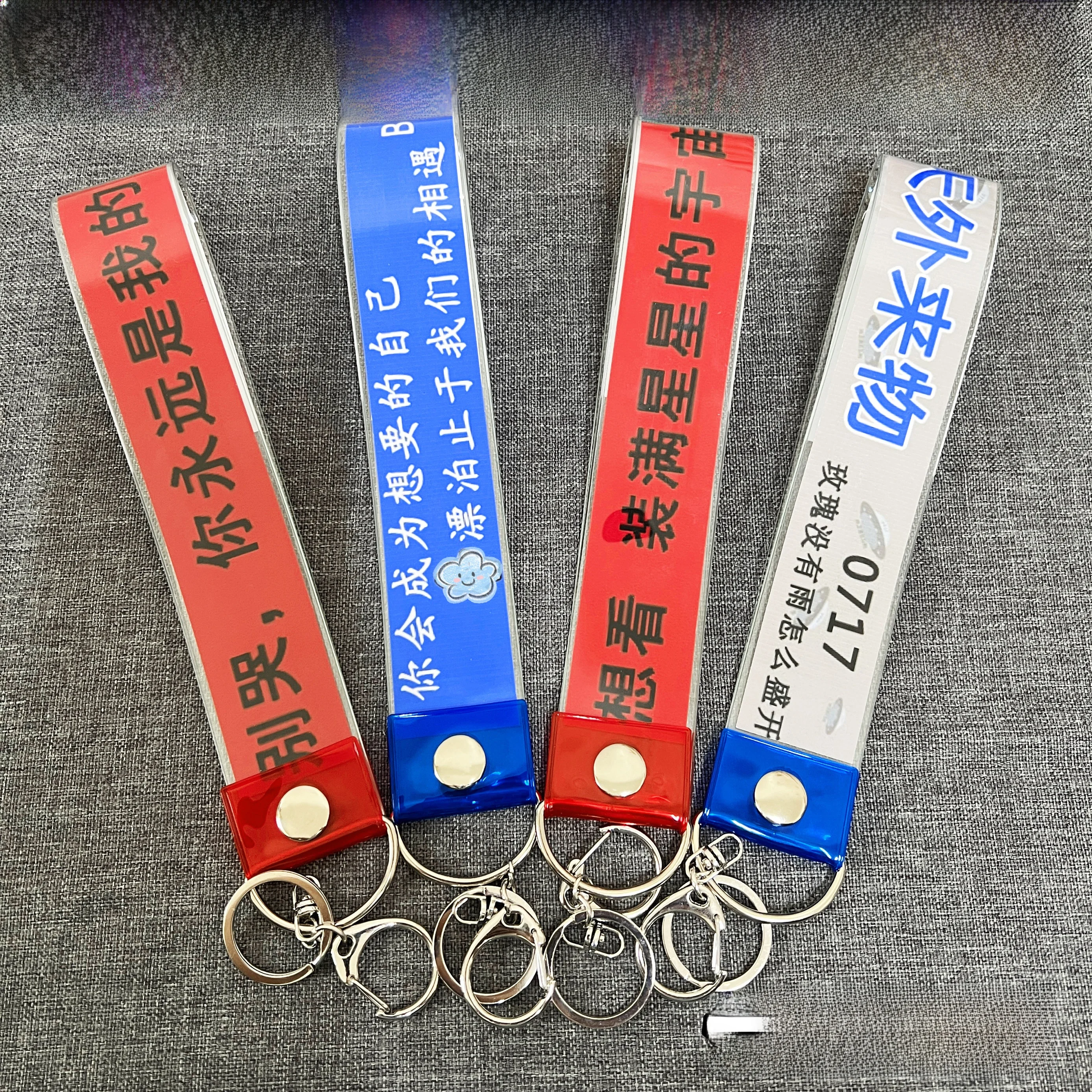 

Прозрачный защитный чехол для хранения концертной ленты из ПВХ, брелок с поддержкой аниме, сумка с героями мультфильмов, несъемная, универсальное использование