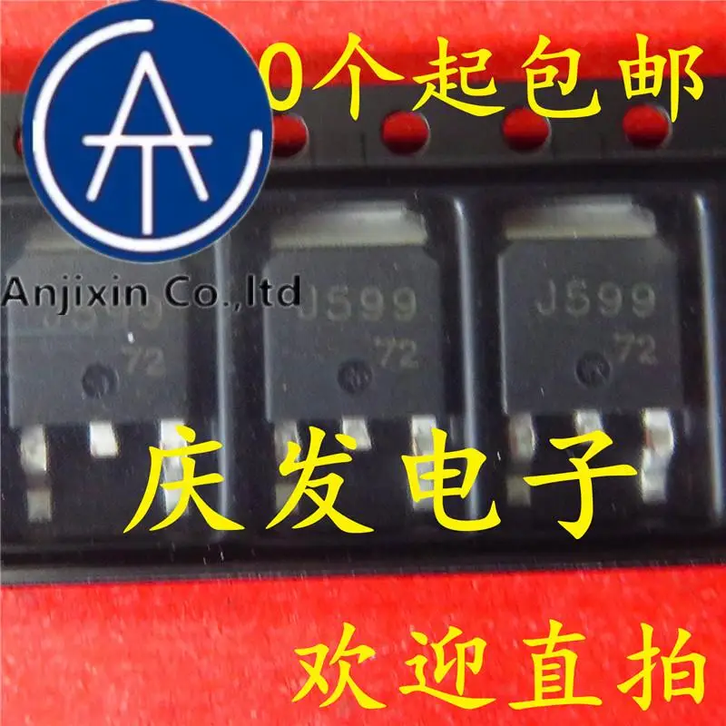 

10pcs 100% orginal new in stock 2SJ599 J599 TO252 P channel