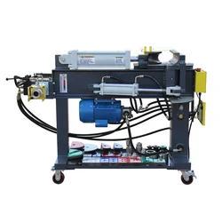 HTB-2000 TTMC Hydraulic Tube Bender Exhaust Pipe   10 Ton Pressure  Bending Machine