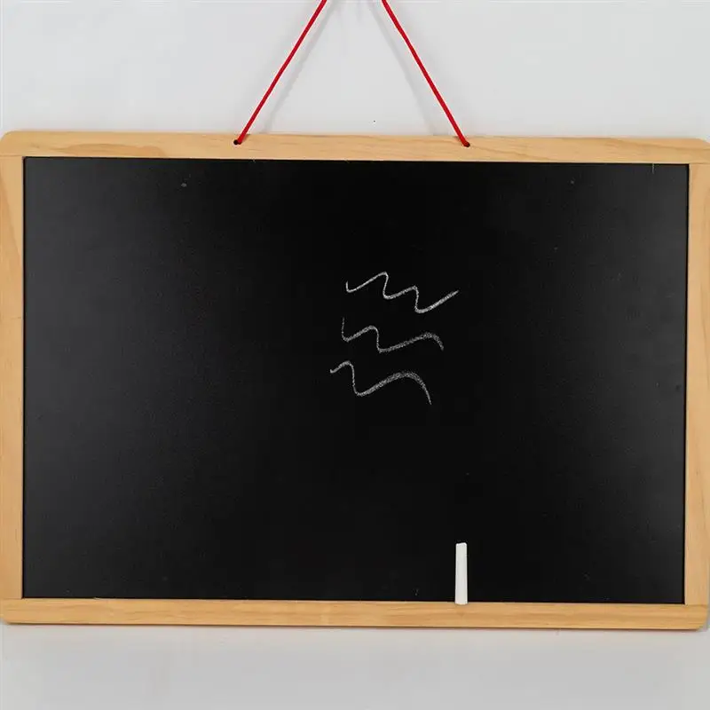 Mini Quadro Apagável, Blackboard Suspenso, De Madeira, Tábua de Madeira, Giz, Sinais, Escrita, Sem Moldura, Etiquetas