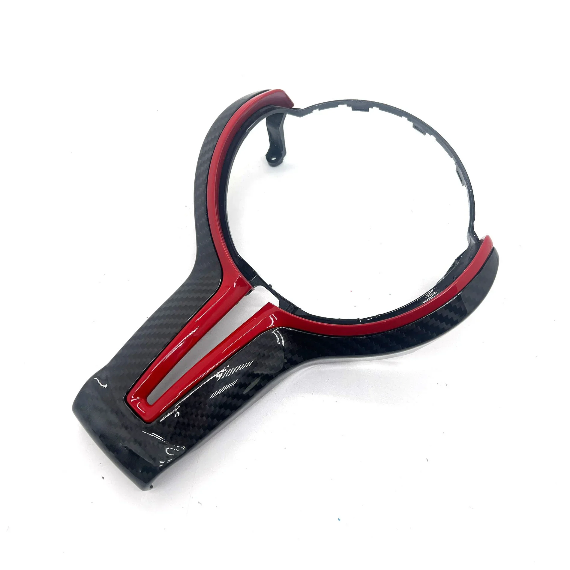 M Sport Dry Matte Carbon Fiber Steering Wheel Trim Cover for BMW F Series 100% Tested 1pcs MOQ！！