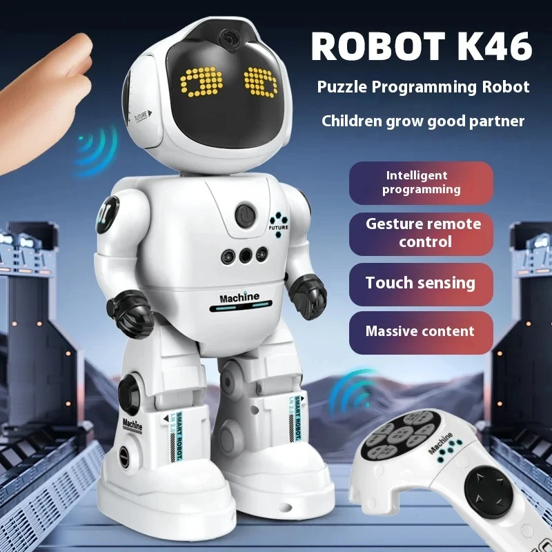 robot-programmabile-leneng-k46-compagno-interattivo-ai-giocattolo-telecomandato-che-canta-e-balla