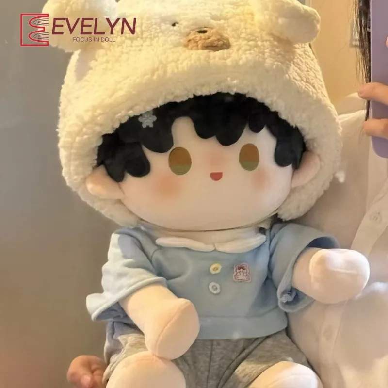 Evelyn Kawaii chemise pantalon chapeau 40 cm coton peluche poupée vêtements amour et espace profond Xavier Zayne Rafayel Sylus vêtements remplaçables