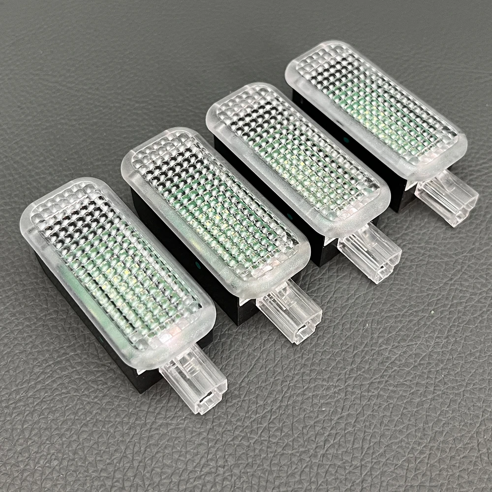 For Audi A1 A3 A4 B8 B9 A5 A6 A8 Q3 Q5 Q7 Car LED Welcome Light Foot Lamp Door Warning Lights Ground Light 4E0947415 4E0947415B 