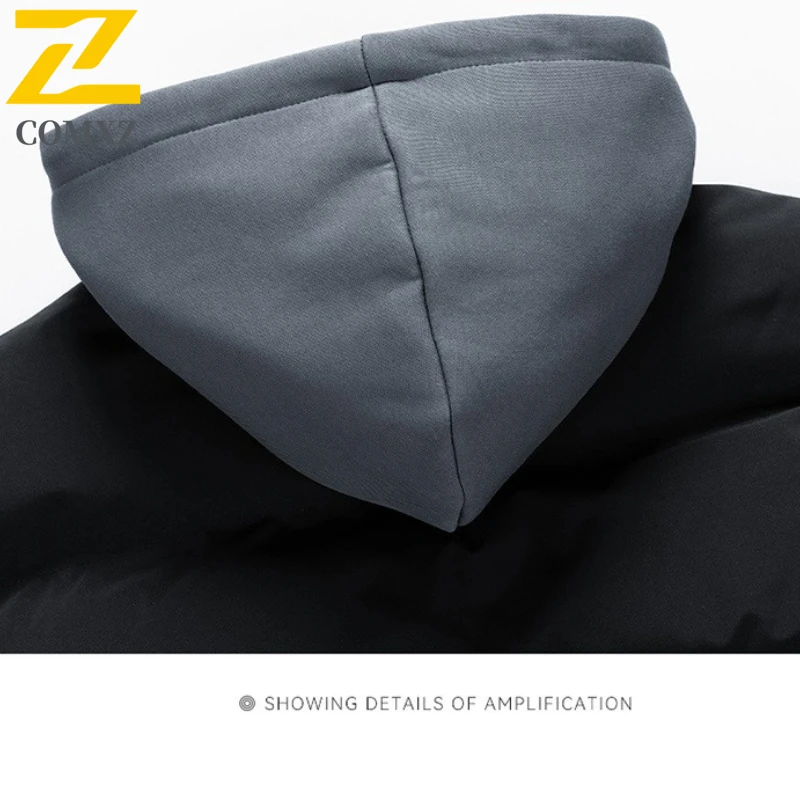 남성 파커 코트 겨울 따뜻한 캐주얼 야외 여행 스노우 코튼 패딩 자켓 작업 두꺼운 방풍 스키 방한 빵 자켓