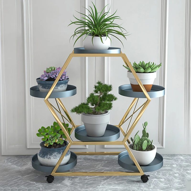 

Nordic Balcony Plant Shelf Iron Simple Cute Aesthetic Designer Plant Shelf Sitting Room Estanteria Plantas Garden Furniture