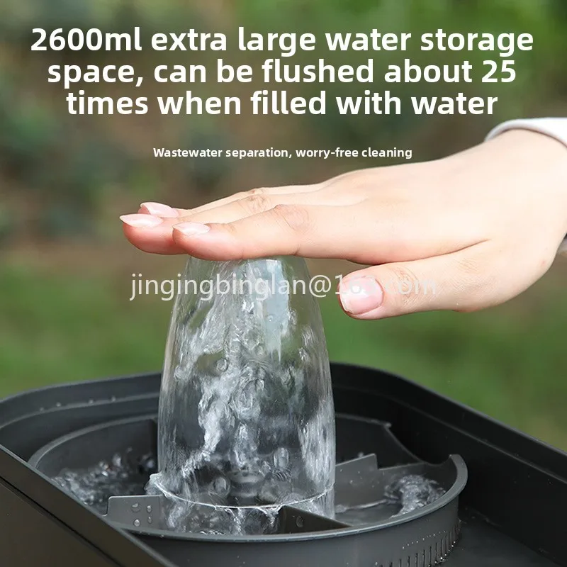 Factory price tea set cup washer lazy automatic one-click teapot flushing cleaning cup washer