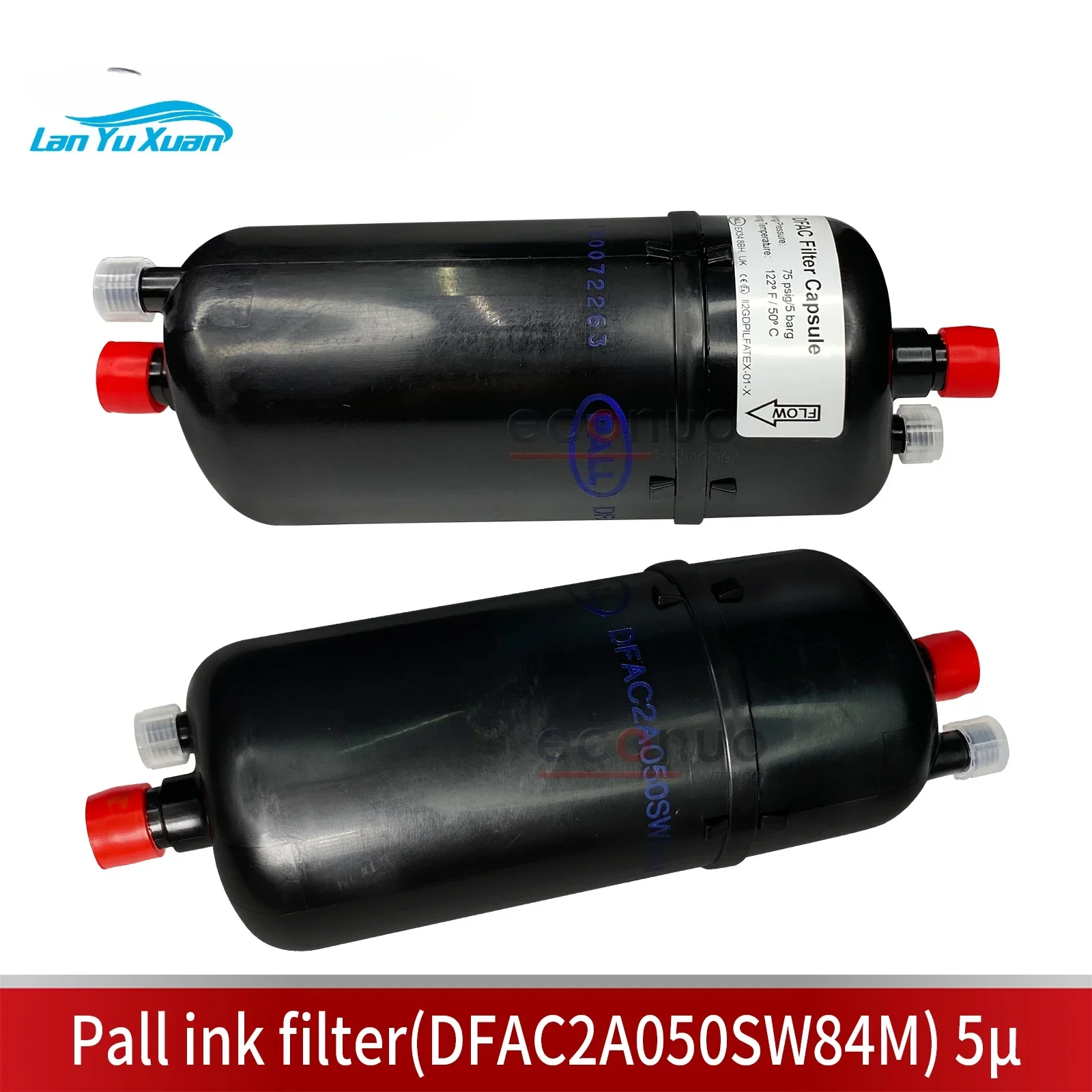 최고의 품질 대형 잉크젯 프린터 캡슐 잉크 필터 Pall UV 잉크 필터 DFAC2A050SW84M 용 5 마이크론 긴 잉크 필터