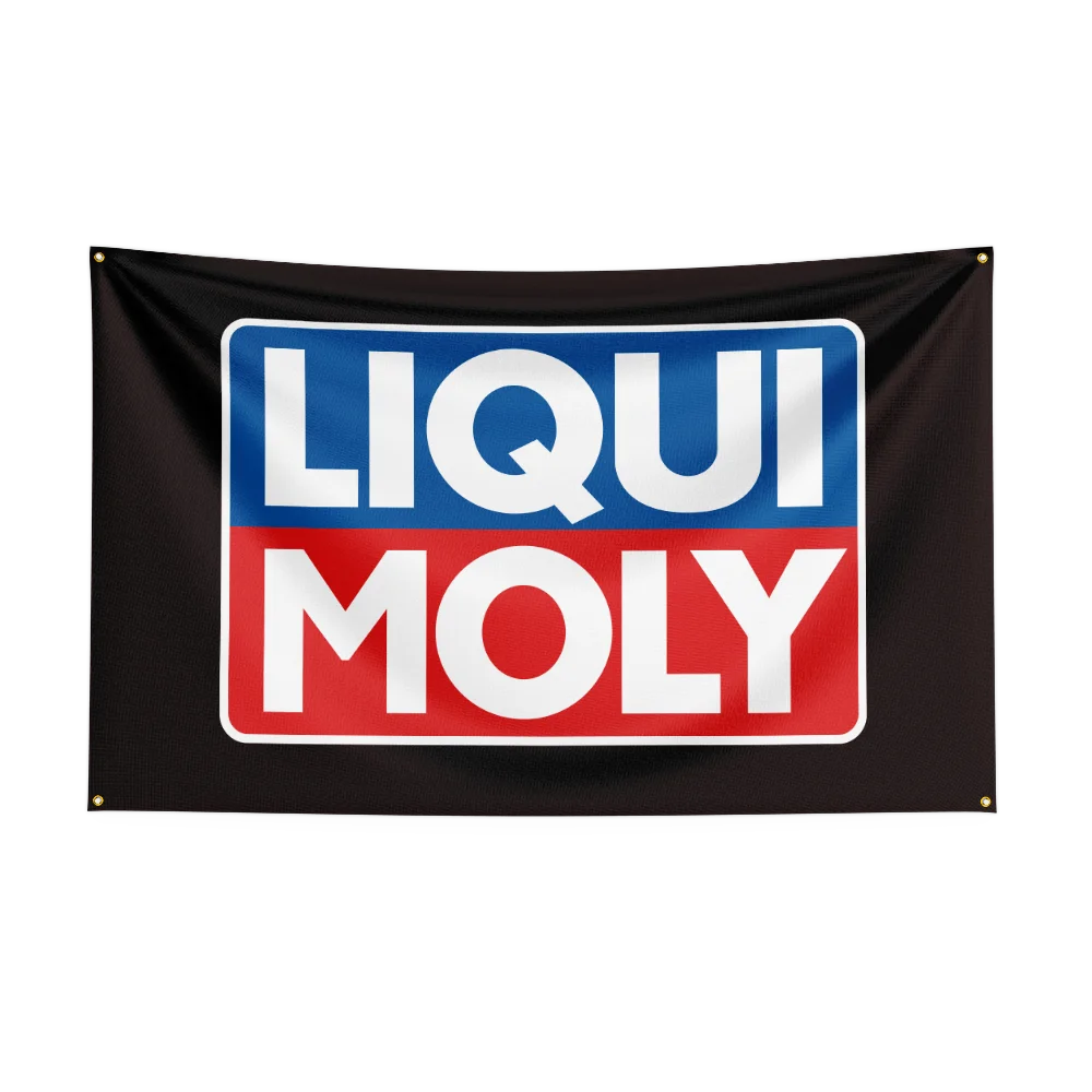 L-LI-QU-IM-OL-Y Fuel Flag For Oil Station Garage Tuning Workshop studio fan collection home ornament