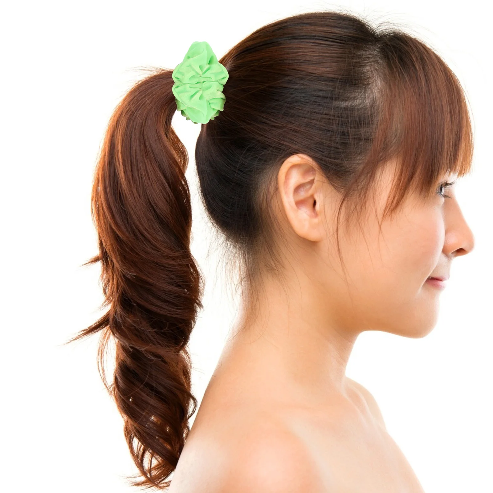 

Fluorescent Color Hair Circle Girl Accessories Scrunchies for Elastic Ties Women