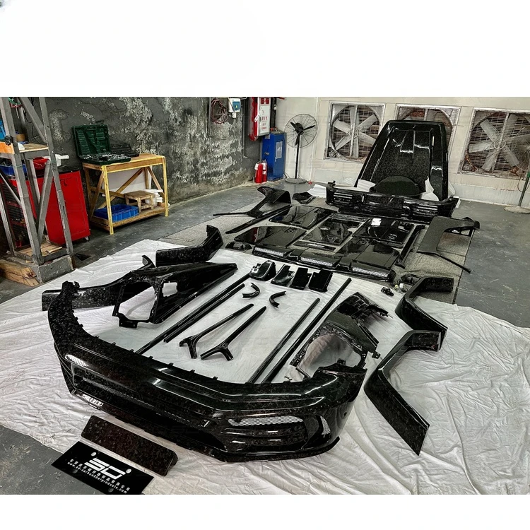 Dry Carbon Fiber Body Kit For Benz G500 G63 M Style Carbon Fiber Wide Body For G W464