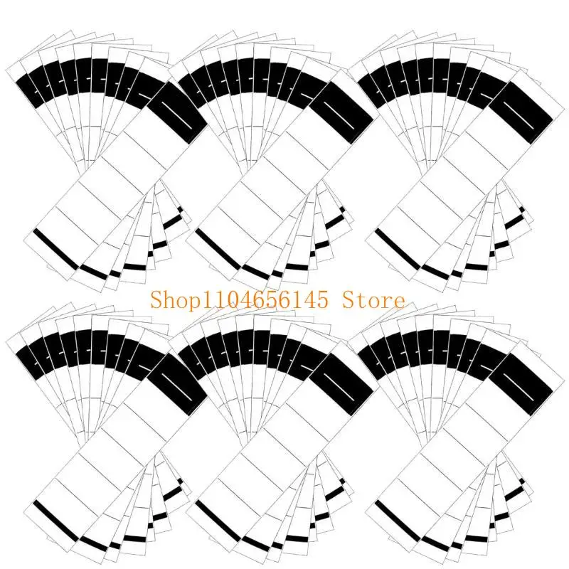 5asd 100Pcs Folder Spine Sticker Folder Spine Labels Self-Adhesive Folder Labels for Narrow Office Binders 5.4x19cm 3.6x19cm