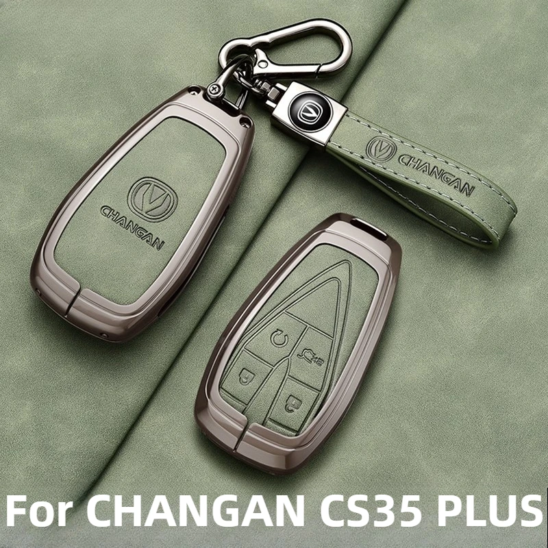 

Key Case For CHANGAN CS35 PLUS Accessories 2026/2025Sheepskin Leather Anti-Scratch Soft Comfort Personalized Upgrade 2022-2024